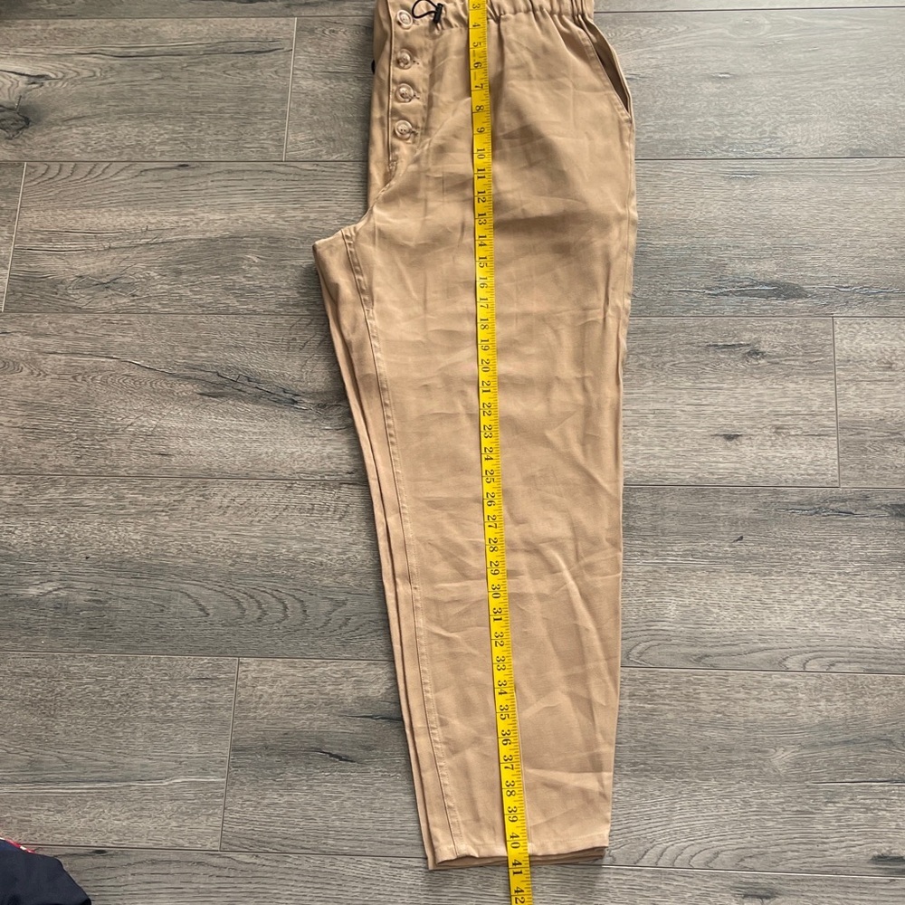 Elodie Women's Tan Button-Up Pants - Picture 9 of 16